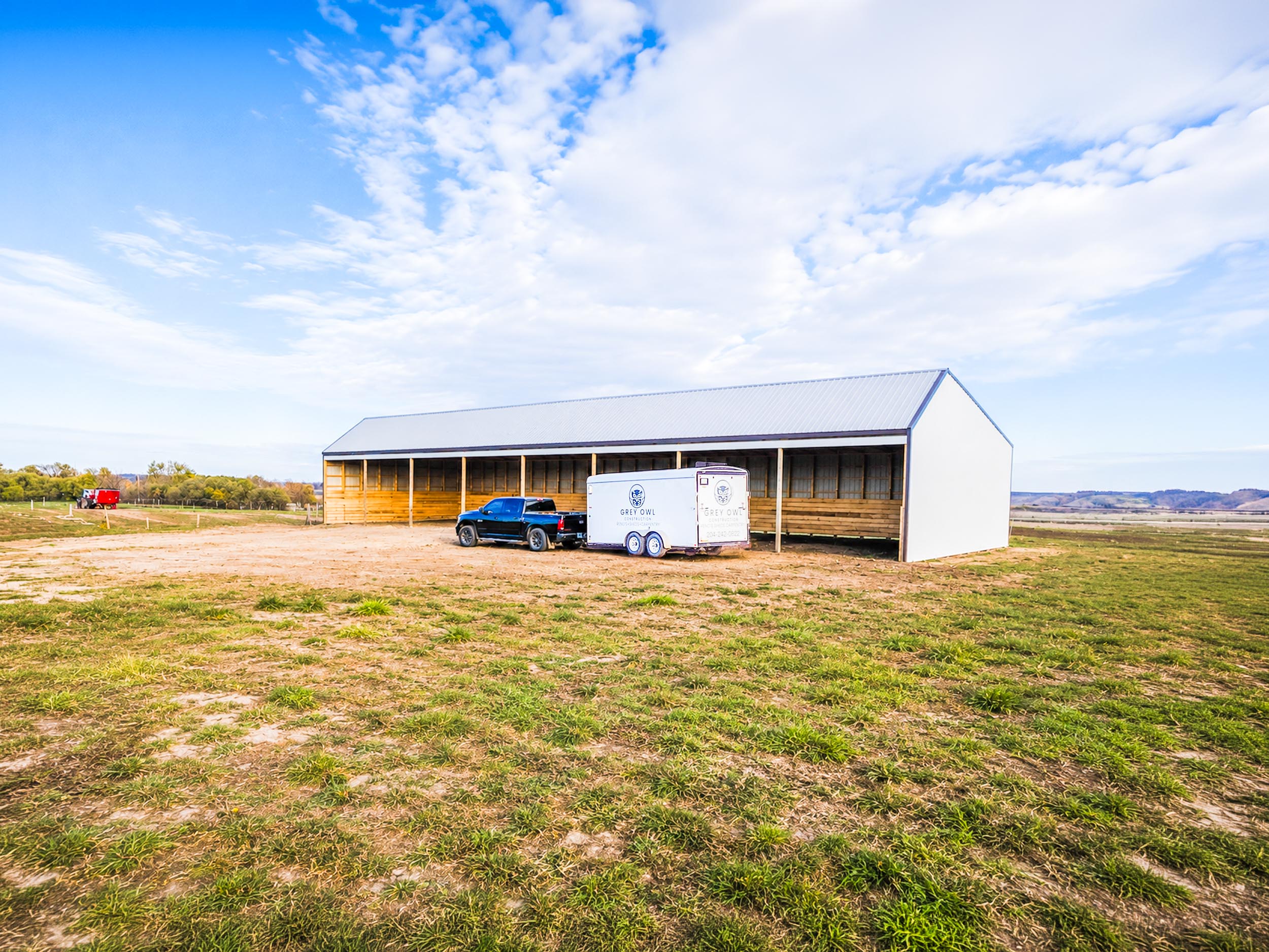 Completed agricultural Shed